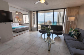 Newly Remodeled Corner Unit at the Waikiki Banyan with Diamond Head Views condo